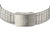 Herrenarmbanduhr mit silberner Edelstahl-Schließe auf der Rückseite