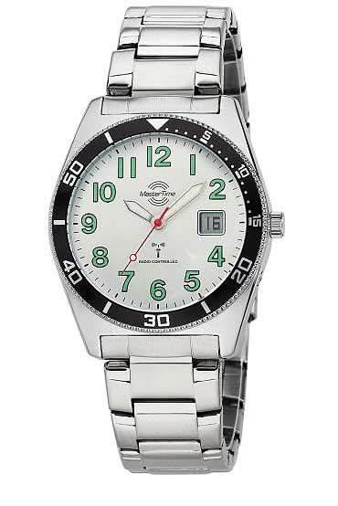 Montre homme Master Time Super Power MTGA-10859-41M • Précision radio-pilotée • Design en acier inoxydable