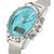 Montre-bracelet Master Time Funk : avec trois boutons latéraux et cadran turquoise