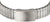 Bracelet de montre pour femme avec fermoir argenté et inscription gravée