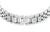Damenuhr mit silberfarbenem Metallarmband und Gliedverschluss