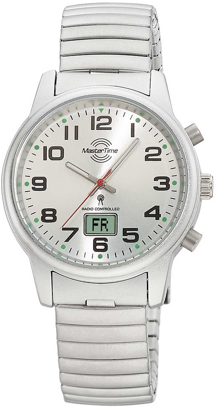 Master Time Super Power MTLA-10820-42M Montre Femme • Précision Radio-pilotée • Bracelet Acier Inoxydable