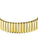 Goldfarbenes Uhrenarmband aus Gliedern mit Schließe