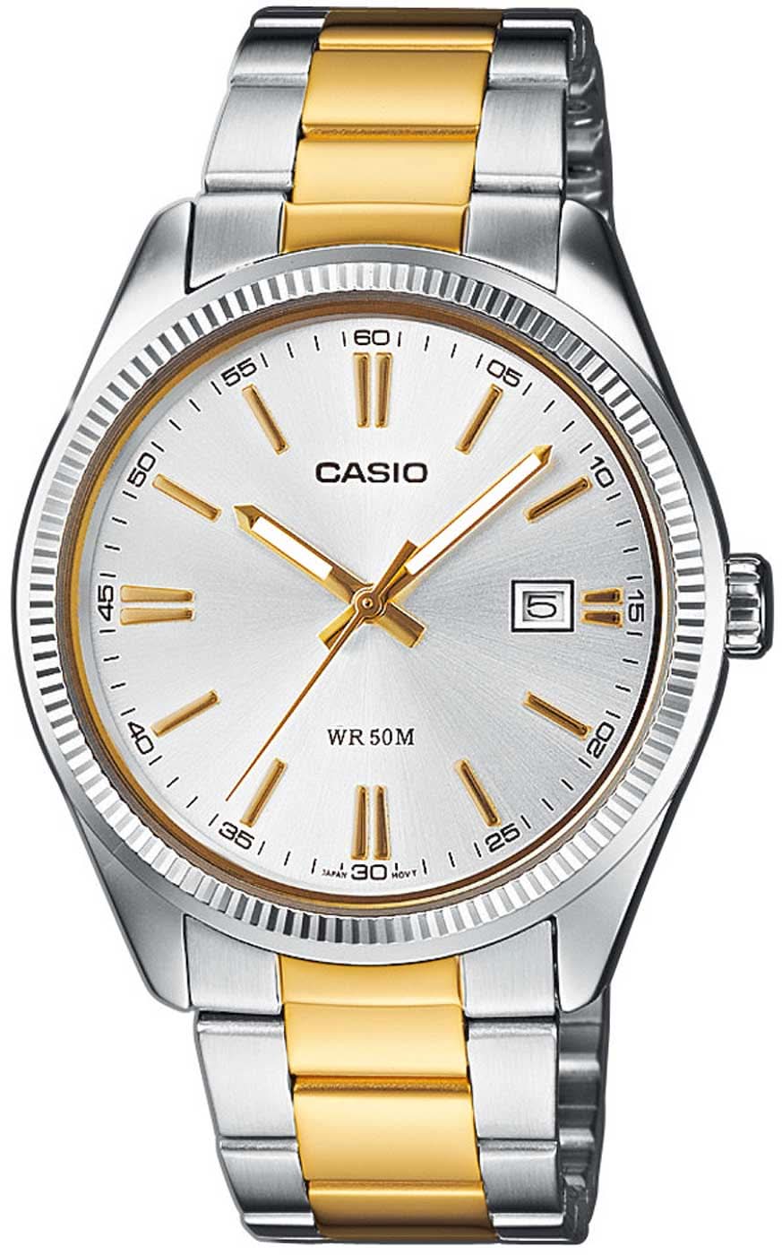 Casio MTP-1302PSG-7AVEF Montre Homme • Design Bicolore • Affichage Date