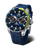 Vostok Europe herrklocka Rocket N1 med blå urtavla och blått silikonarmband
