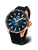 Vostok Europe herrklocka med blå urtavla, roséguldfärgad boettring och svart armband
