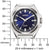 Montre pour homme Citizen Series 8 avec cadran bleu, index et guichet de date à 3 heures