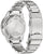 Montre de plongée avec fond de boîtier transparent et bracelet en métal