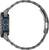 Montre homme de profil avec bracelet métallique et couronne sur le boîtier
