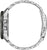 Bracelet de montre pour homme : bracelet en acier à maillons, vue latérale du boîtier