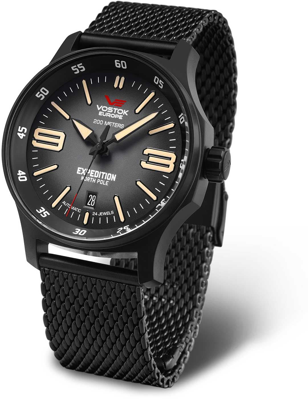 Montre Vostok Europe Expedition North Pole 1 YN55-592C554B pour homme • Robustesse extrême • Verre de sécurité K1