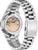 Montre pour homme avec fond et vue saphir, bracelet en acier inoxydable