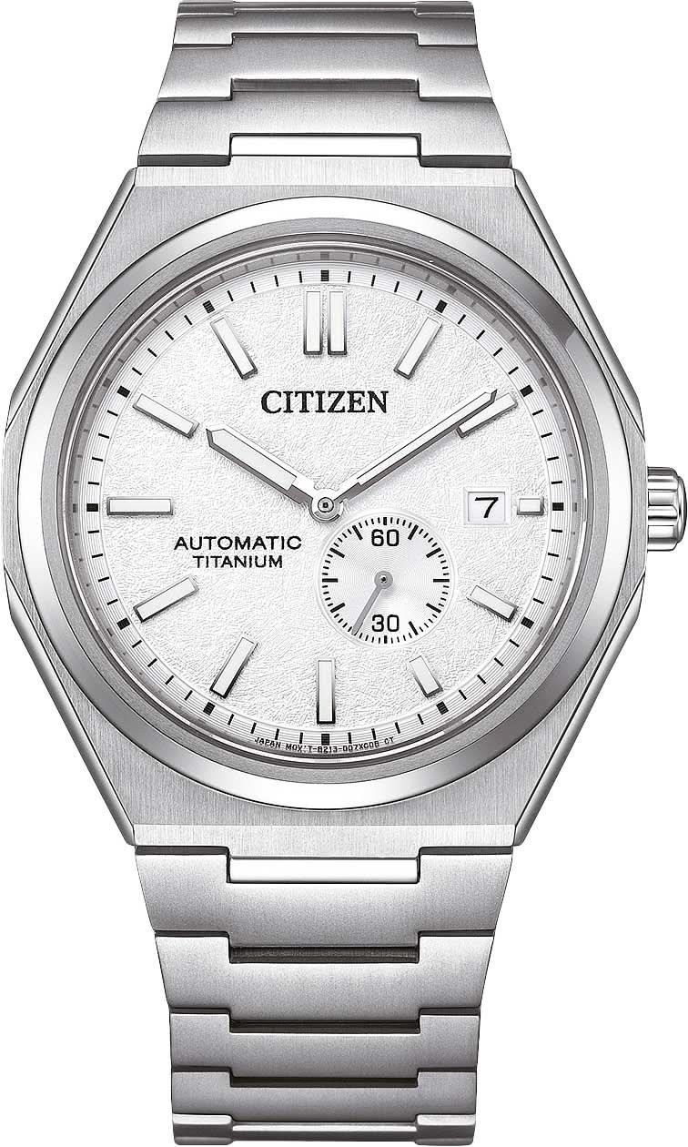 Montre homme avec cadran argenté et bracelet en métal argenté, design analogique rond.