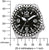 Montre bracelet Citizen avec cadran noir, guichet date et boîtier en acier inoxydable