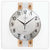 Horloge murale JVD 32x32 cm bois • Mouvement à quartz silencieux • Design intemporel