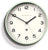 Horloge murale avec cadre couleur menthe, cadran blanc et aiguilles noires
