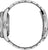 Herrenarmbanduhr in Edelstahl-Optik von der Seite mit verschraubter Krone