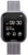 Smartwatch mit schwarzem Display und silbernem Metall-Mesh-Armband