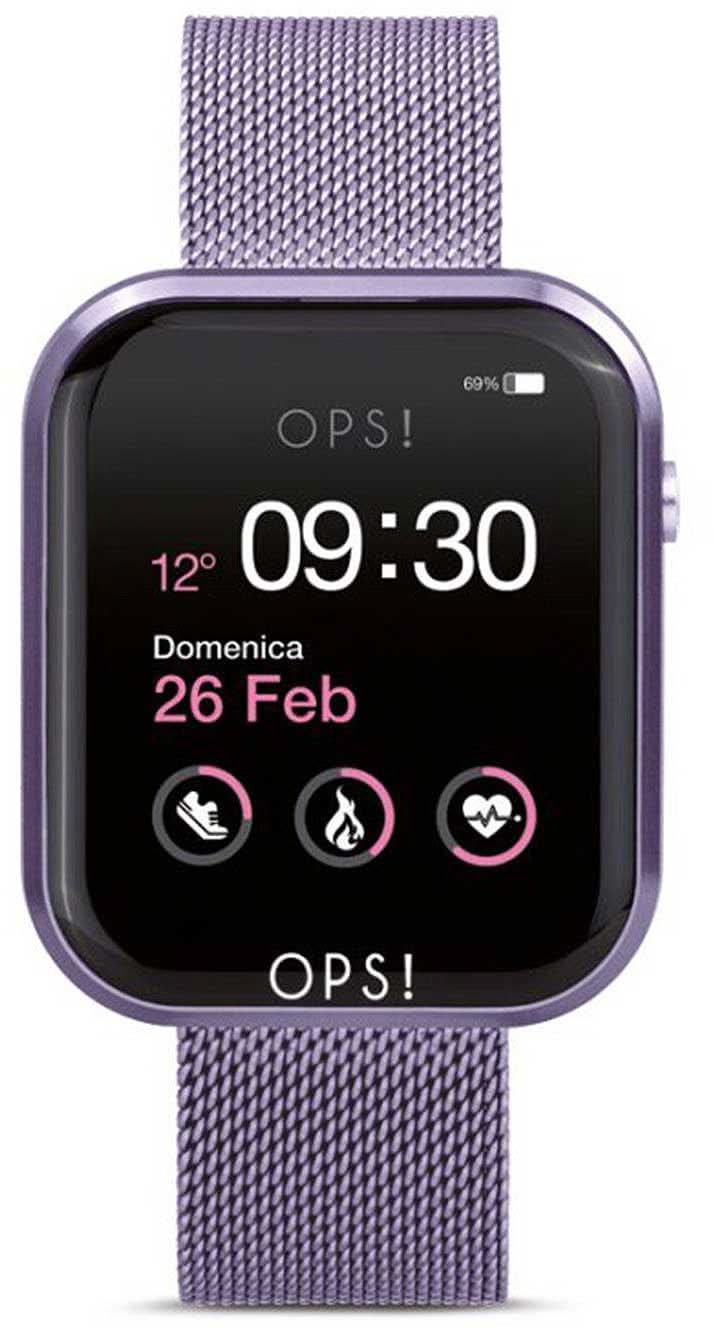 OPS! SMART CALL OPSSW-18 Montre connectée unisexe • Design italien • Fonction téléphone