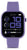 Montre connectée unisexe avec bracelet en silicone violet et écran rond, 10:09