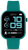 Montre connectée avec bracelet rond turquoise et affichage numérique 10:09