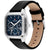 Herrenuhr: silbernes Gehäuse, blaues Zifferblatt mit HILFIGER und Skelett-Anzeige, schwarzes Band