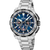 Montre Festina Chrono Bike pour homme avec bracelet en acier inoxydable argenté et cadran chronographe bleu