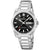 Festina Herrenarmbanduhr mit schwarzem Zifferblatt, Metallarmband und Datumsanzeige MON 30.