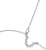 Collier avec pendentif croix ; fermoir de chaîne avec gravure POLICE