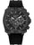 POLICE Herren-Quarz-Chronograph mit schwarzem Zifferblatt, Chronographen-Subdials und Silikonarmband
