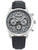 Herrenarmbanduhr POLICE mit grauem Zifferblatt, Lederarmband und Datum/Wochentag