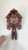 Rombach & Haas TRADITION 3460-N Horloge Murale Bois (foncé) • Mouvement Mécanique 8 Jours • Horloge Hibou Sculptée à la Main
