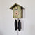 Rombach & Haas LIFE SK34-4 Horloge Murale Verte • Mouvement Mécanique 8 Jours • Véritable Coucou de la Forêt-Noire