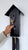 Rombach & Haas Classic SL35 H-2/G Horloge Murale Noir/Argent/Or • Mouvement Mécanique 8 Jours • Authentique Coucou de la Forêt-Noire
