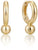 Créoles ANIA HAIE E045-02G avec pendentif boule