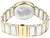Montre Bering pour femme avec bracelet en acier inoxydable et céramique ; fond du boîtier gravé
