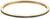 Goldfarbenes Armband aus Edelstahl mit schwarzem Zierstreifen