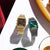Montres Casio en duo : bracelet en métal doré et gris foncé, cadran vert ou noir