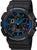 Casio G-Shock Herrenarmbanduhr mit schwarzem Gehäuse und blauem Zifferblatt