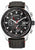 Citizen Herrenuhr mit schwarzem Ziffernblatt, Leuchtzeigern und schwarzem Lederband