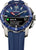 Montre connectée Festina pour homme, cadran bleu avec grands chiffres et bracelet en silicone