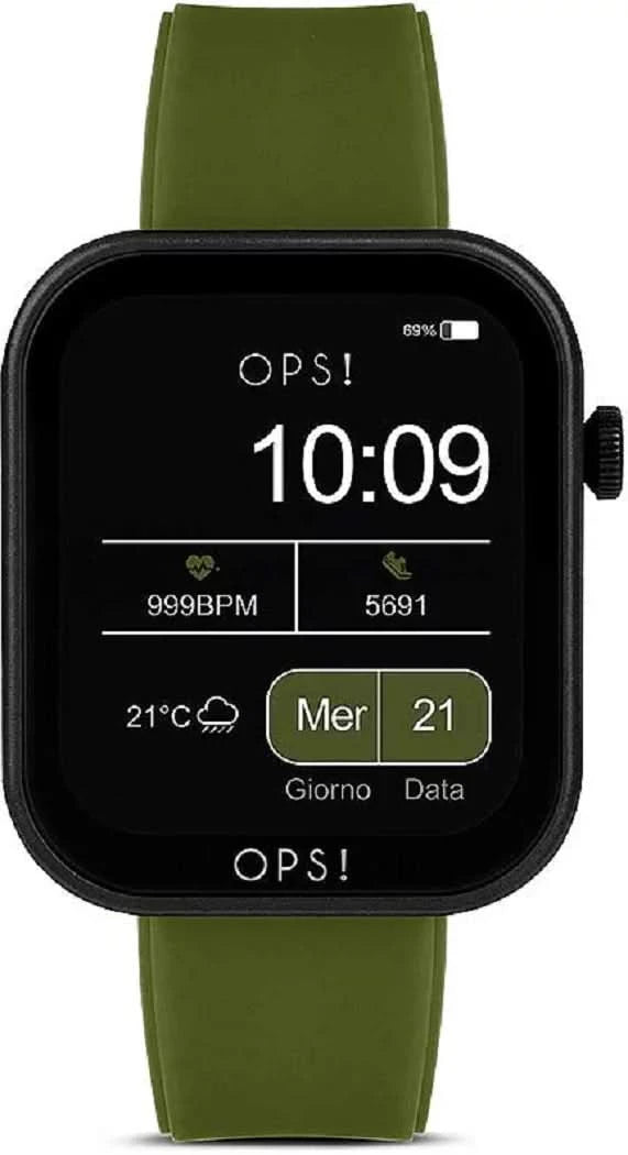 OPS! SMART Active Call OPSSW-36 Montre connectée unisexe • Fonction appel • Design italien