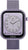 Montre connectée unisexe avec bracelet en maille violette, cadran carré et cadran OPS!