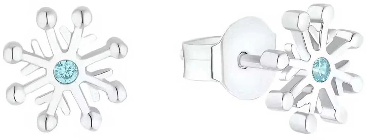 Boucles d'oreilles Prinzessin Lillifee 2036944 flocon de neige avec strass