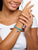 Bracelet Thomas Sabo modèle X0293-404-17-L19 avec pierres turquoise et passant rond pour charms