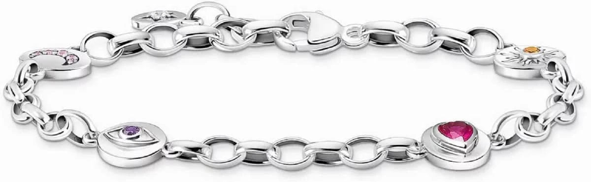 Bracelet jonc avec breloques - Thomas Sabo Modèle : A2138-640-7