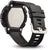Bracelet pour homme avec fond et bracelet en caoutchouc noir, boucle en métal