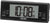 Réveil numérique avec boîtier noir, affichage lumineux 10:18 AM et inscription SEIKO