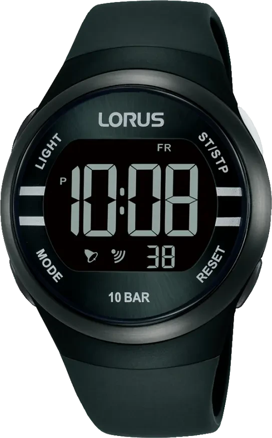 Montre unisexe Lorus LORUS-R2333NX9 • Affichage numérique • Mouvement à quartz précis