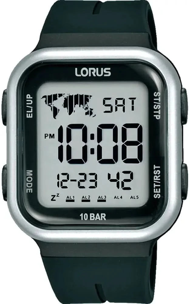 Montre Lorus Digital R2351PX9 • Étanche 10 bars • Éclairage EL
